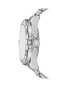 Reloj Schwarzsee de malla fina plateado/azul para hombre