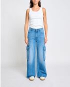 Jean Cargo Leone 584 blue  denim