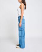 Jean Cargo Leone 584 blue  denim
