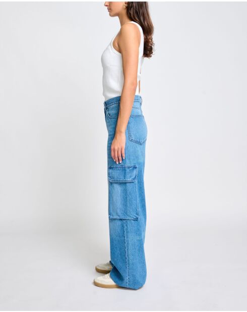 Jean Cargo Leone 584 blue  denim