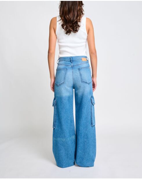 Jean Cargo Leone 584 blue  denim