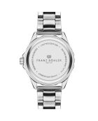 Reloj Gelmer de malla fina plateado/marfil para hombre