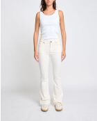 Cremefarbene Jeans Manhattan