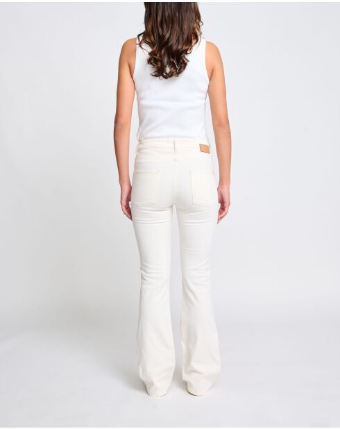 Cremefarbene Jeans Manhattan