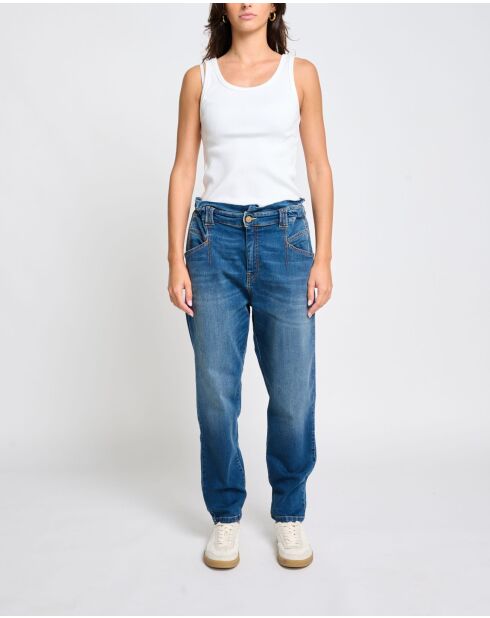 Blaue mittelgroße Jeans von Paige