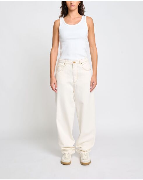 Ecrufarbene Jeans von Winner Wash
