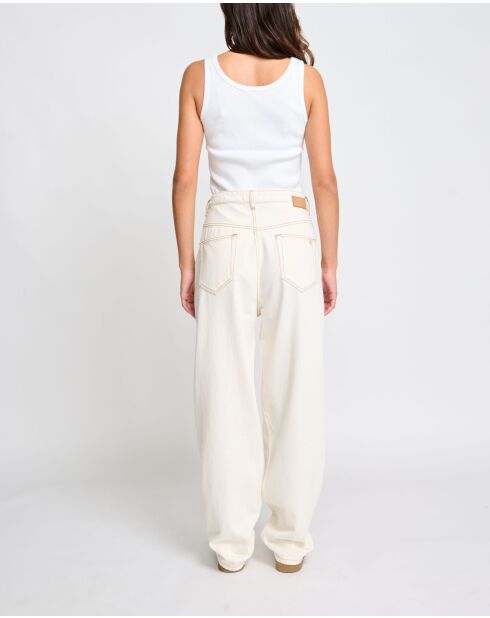 Ecrufarbene Jeans von Winner Wash