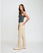 Beige beige broek Bonnie