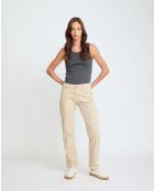 Beige beige broek Bonnie