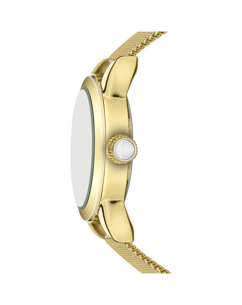 Orologio da donna Zurich in maglia metallica oro/bianco