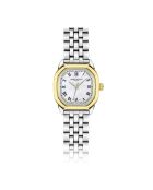 Montre pour femme en maille fine Aegeri argent/blanc