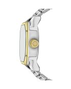 Montre pour femme en maille fine Aegeri argent/blanc