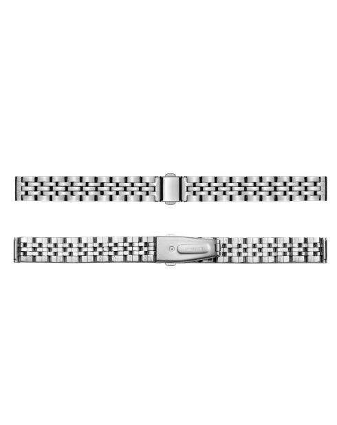 Montre pour femme en maille fine Aegeri argent/blanc