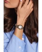 Montre pour femme en maille fine Aegeri argent/blanc