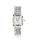 Montre pour femme en maille métallique Champex argent/blanc