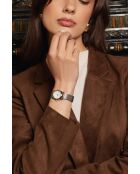 Montre pour femme en maille métallique Champex argent/blanc