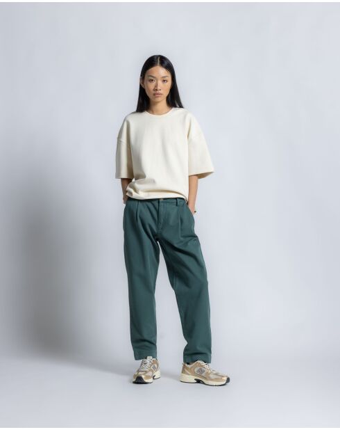 Engelse groene Fresco broek