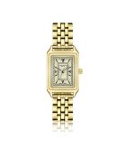 Sarner Damenuhr aus feinem Mesh in Gold