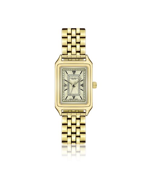 Sarner Damenuhr aus feinem Mesh in Gold