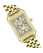 Sarner Damenuhr aus feinem Mesh in Gold