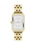 Sarner Damenuhr aus feinem Mesh in Gold