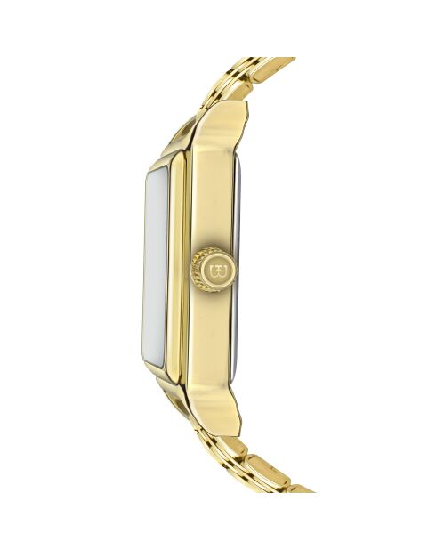 Sarner Damenuhr aus feinem Mesh in Gold