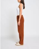 Pantaloni Easy mocca