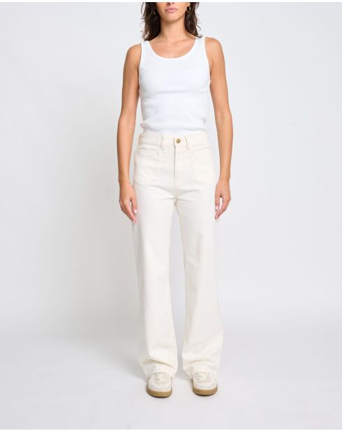 Cremefarbene Jeans von Dylan