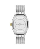 Montre pour femme en maille métallique Aegeri argent/blanc