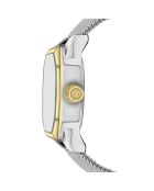 Montre pour femme en maille métallique Aegeri argent/blanc
