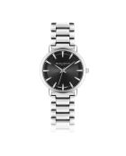 Montre pour femme en maille fine Tanay argent/noir