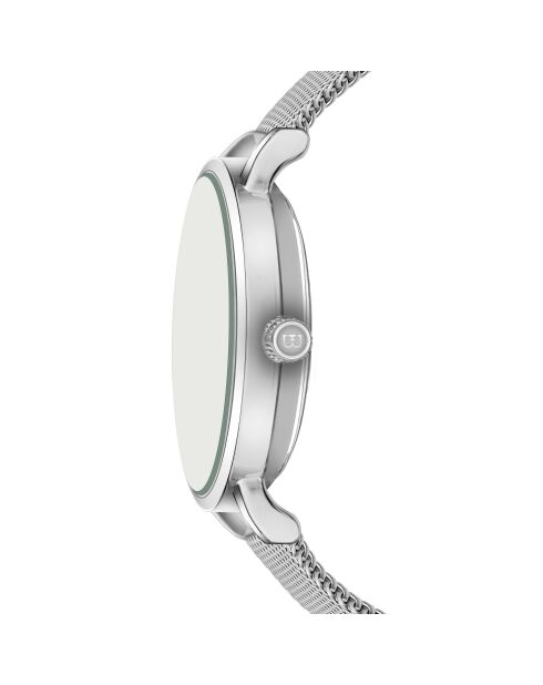 Montre pour femme en maille métallique Tanay argent/noir