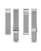 Montre pour femme en maille métallique Tanay argent/noir