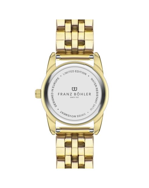 Orologio da donna Palpuogna oro/nero a maglia fine