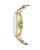 Montre pour femme en maille fine Lugano or/argent