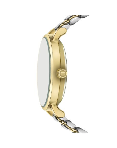 Montre pour femme en maille fine Lugano or/argent