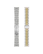 Montre pour femme en maille fine Lugano or/argent