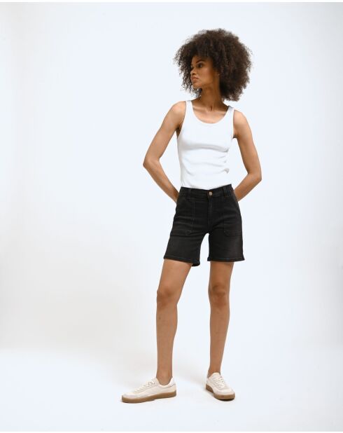 Juliet 241 schwarze Jeansshorts