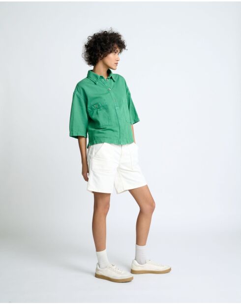 Cremefarbene Shorts von Juliet