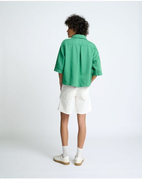 Cremefarbene Shorts von Juliet