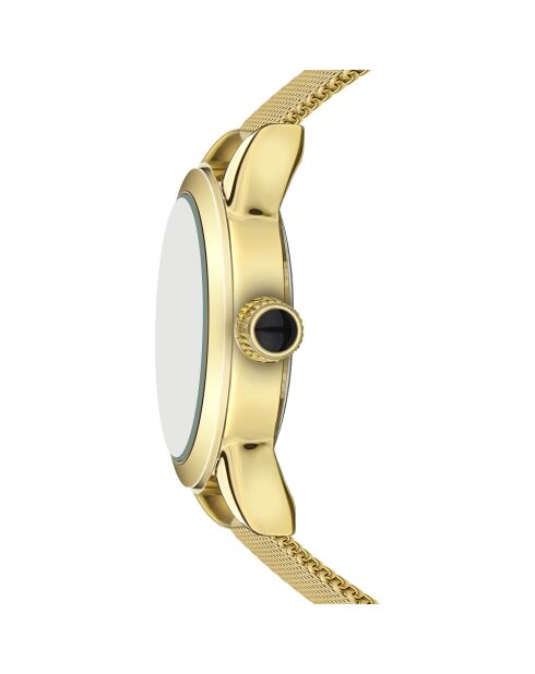 Orologio da donna Biel in maglia metallica oro/nera