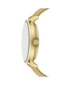 Lugano Damenuhr aus goldfarbenem Metallgeflecht