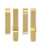 Lugano Damenuhr aus goldfarbenem Metallgeflecht