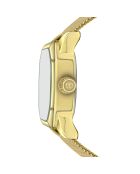 Lauerz Damenuhr aus goldfarbenem Metallic-Mesh