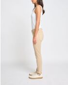 Beige beige broek van Jets