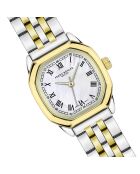 Montre pour femme en maille fine Aegeri argent/or