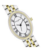 Damenuhr Davos Fine Mesh in Silber/Gold/Weiß