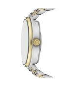 Damenuhr Davos Fine Mesh in Silber/Gold/Weiß