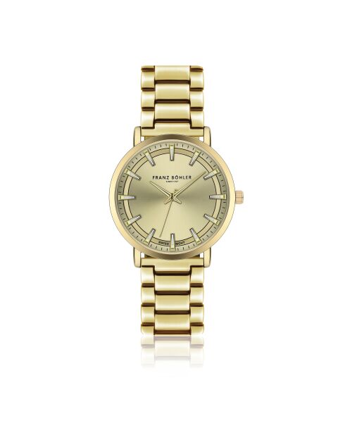 Montre pour femme en maille fine Klontal dorée