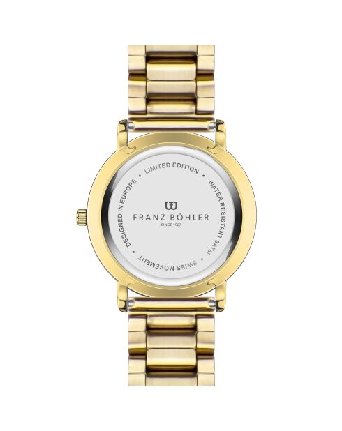 Montre pour femme en maille fine Klontal dorée